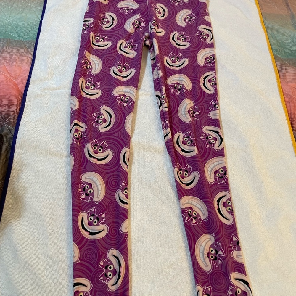 Lularoe Disney Cheshire Cat Leggings